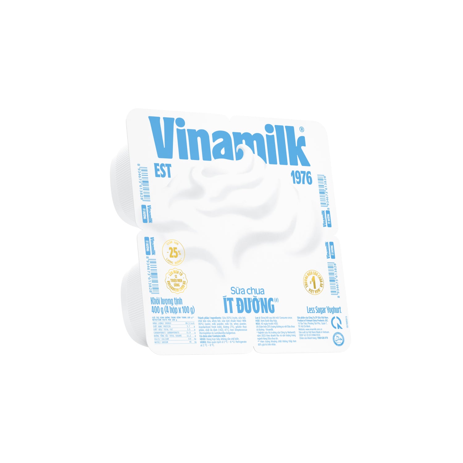 Vinamilk Low-Sugar Yogurt - 3.5oz