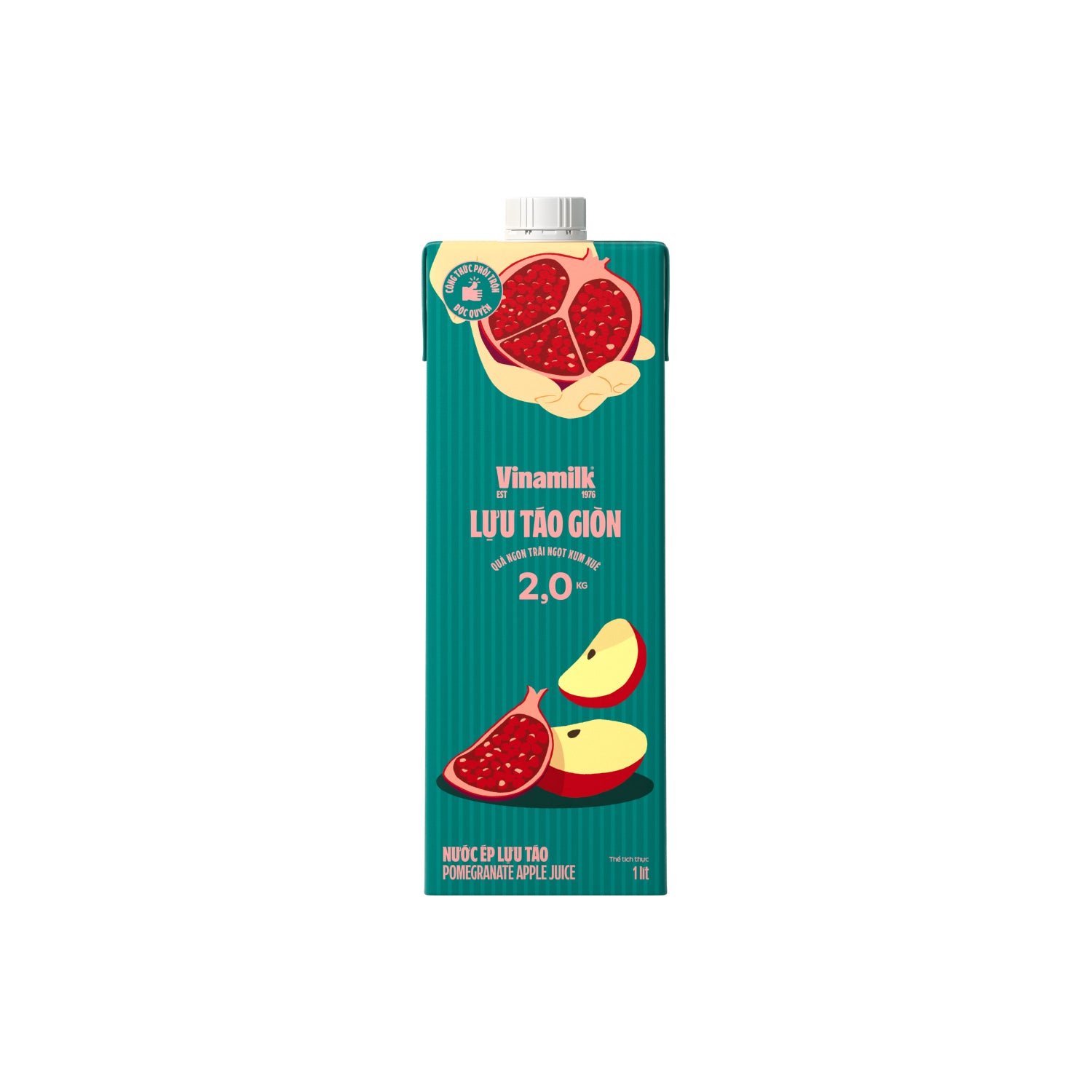 Vinamilk Fresh Juice Pomegranate & Apple - 33.8 fl oz