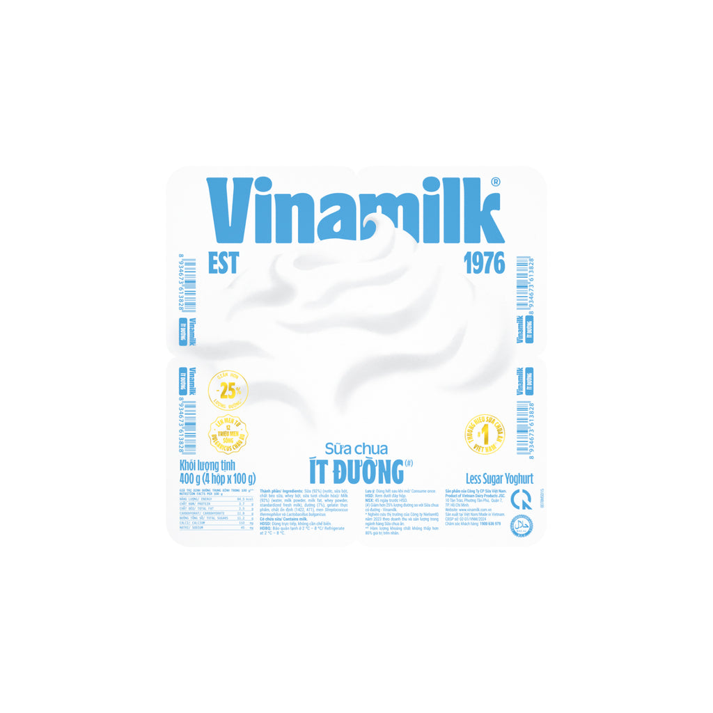 Vinamilk Low-Sugar Yogurt - 3.5oz
