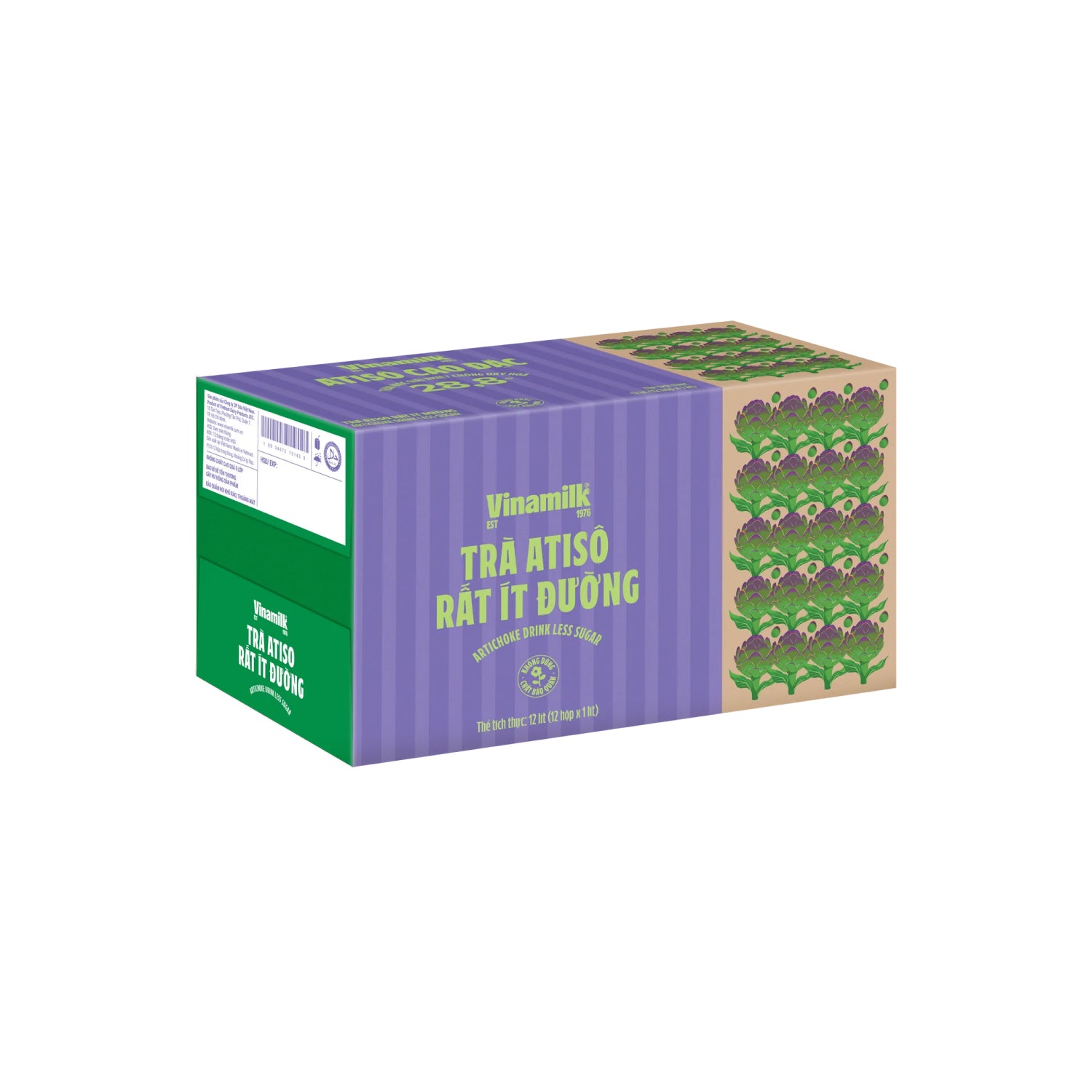 Vinamilk Tea Very Low Sugar Artichoke - 33.8 fl oz