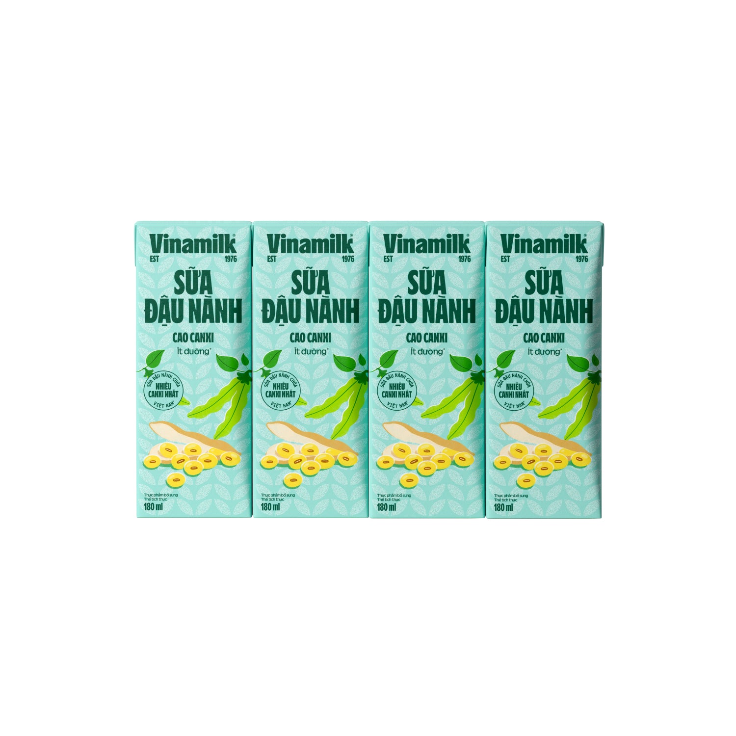 Vinamilk High-Calcium Soy Milk Less Sugar - 6.1 fl oz