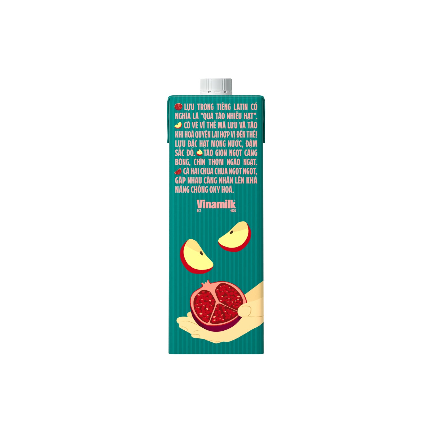 Vinamilk Fresh Juice Pomegranate & Apple - 33.8 fl oz
