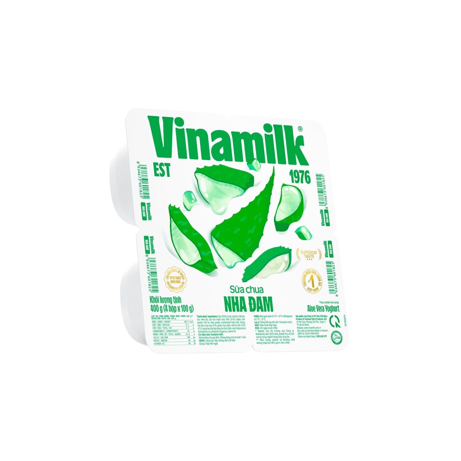 Vinamilk Aloe Vera Yogurt 3.5 oz